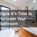 a newly renovated bathroom