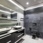 a luxury modern bathroom